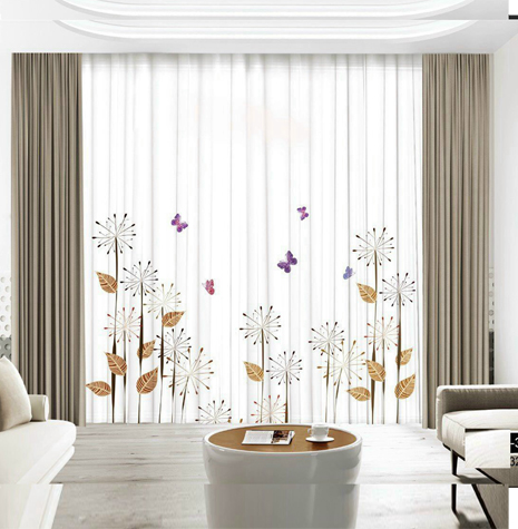 Màn Voan In Hình Sang Trọng