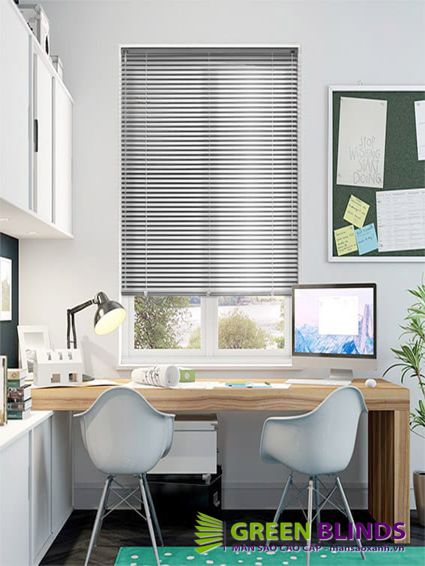 Rèm sao nhôm vân gỗ